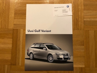 Esite Volkswagen Golf Variant 2007. VW