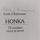 Erkki J. Immonen : Honka : 70-vuotiset runot ja teesit (s... - pikkukuva 2