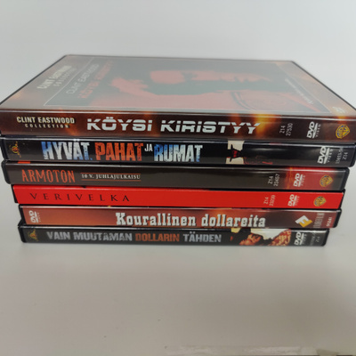 Clint Eastwood elokuvat 6kpl ( dvd )