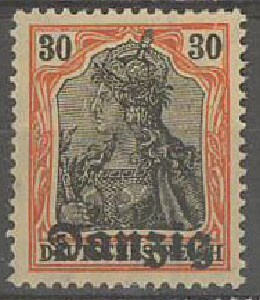 Danzig Mi 5 + , kv "g" vahingoittunut