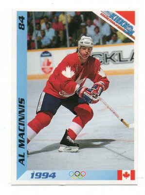 Keräilysarja J1994 Jääkiekko n:o 84 AL MACINNIS