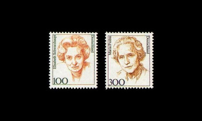 Saksa 1955-6 ** Käyttömerkkejä: merkkinaisia (1997)
