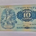 Viro Eesti 10 kr 1937 HYVÄ - pikkukuva 1