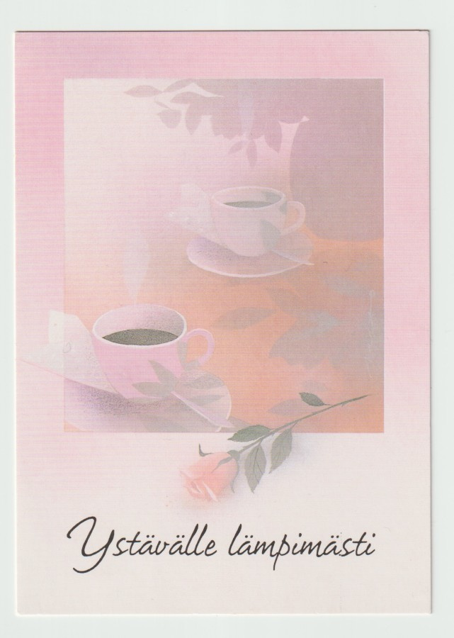 Ehiökortti :  Jaana Aalto / SPR : Ystävälle lämpimästi R)