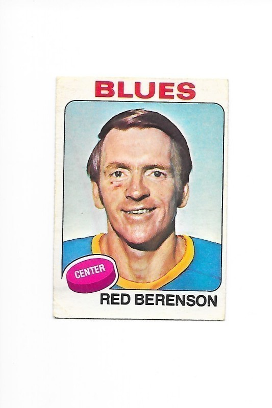 1975-76 OPC #22 Red Berenson St Louis Blues