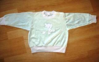 Plyysipusero 98 cm ,retro