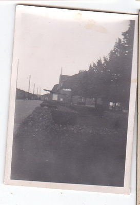 VANHA Valokuva Rautatie Asema Hämeenlinna Juna 6x9 cm 1940-l