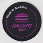Naughty brgr - kangasmerkki - pikkukuva 1