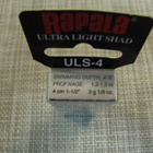Rapala Ultra Light Shad ULS-4 vaappu. - pikkukuva 2