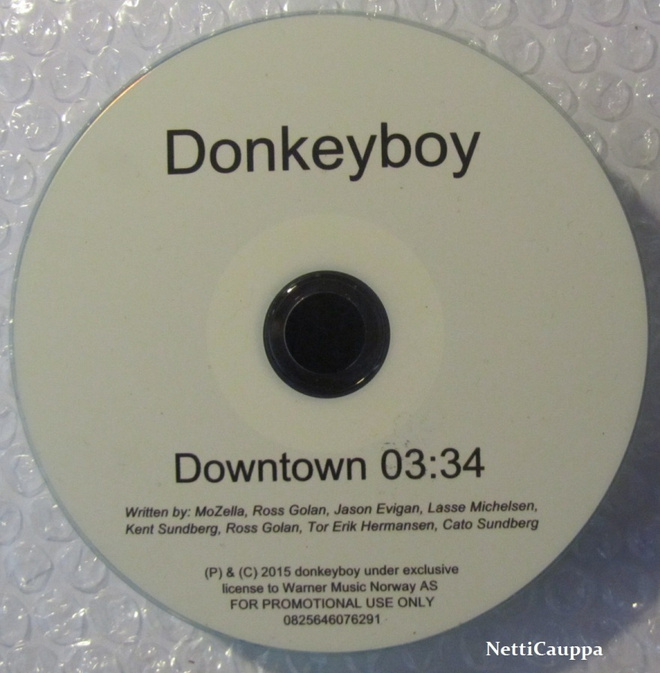 Donkeyboy • Downtown PROMO CDr-Single