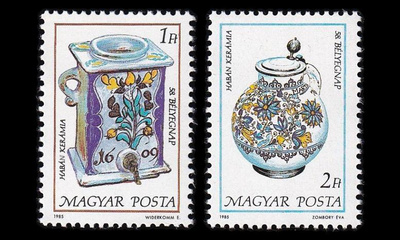 Unkari 3783-4 ** Postimerkin päivä (1985)