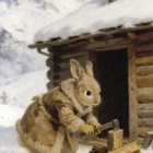 Jänis puunhakkuussa - pikkukuva 1