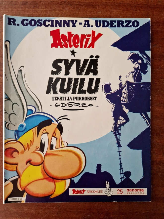Asterix 25 Syvä Kuilu 1 Painos