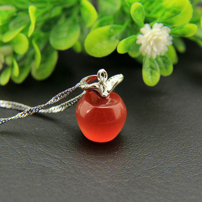 844 .. Opal 925 Sterling Silver Apple .. Kaulakoru