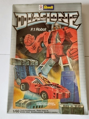 Revell Diaclone F.1 Robot pienoismalli UUSI