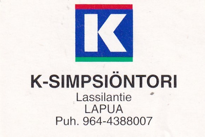 Lapua. K - Simpsiöntori b552