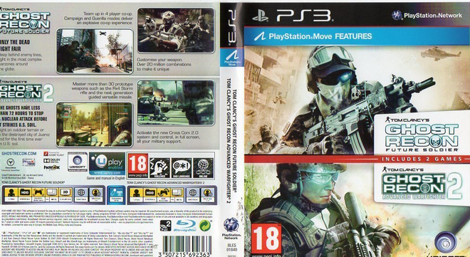 Tom Clancy´S Ghost Recon Future Soldier / ghost r2	(2 931)	k