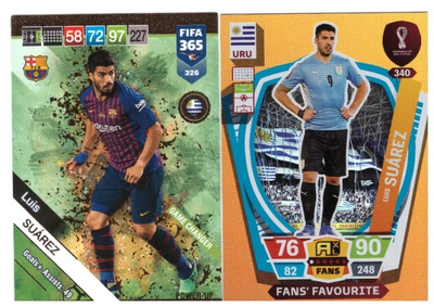 2 x LUIS SUÁREZ Urugua, Barcelona, Jalkapallo