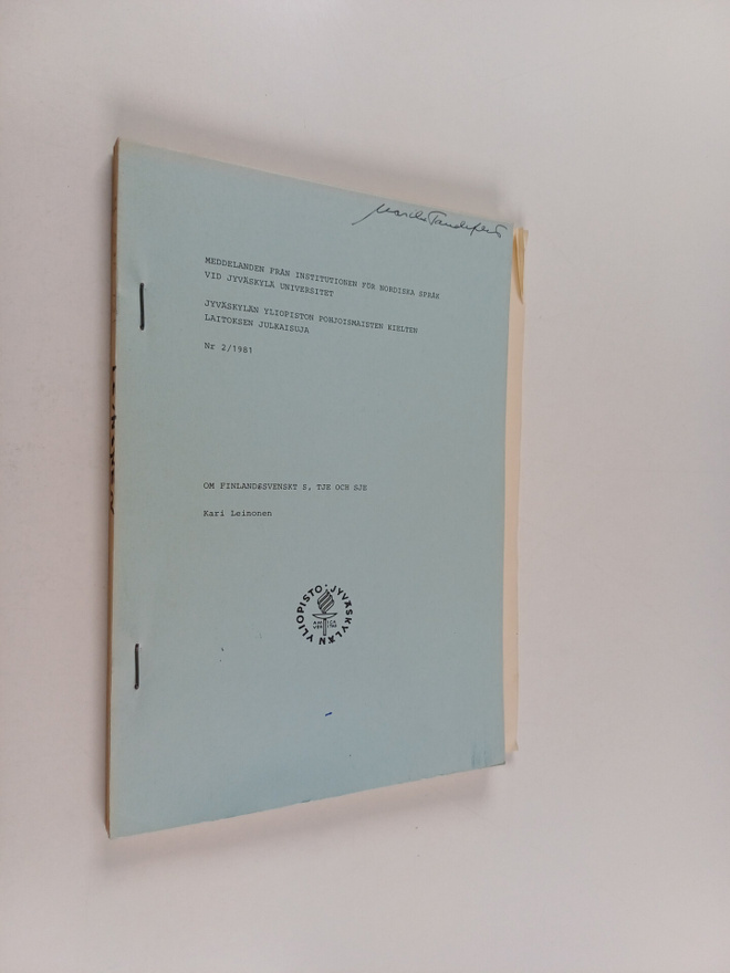 Meddelanden från Institutionen för Nordiska Språk vid Jyv...