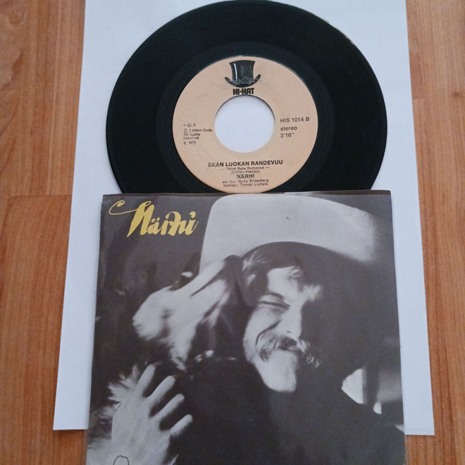 Närhi – Takki Pois 7" ps orig 1976 Hi-Hat HIS 1014 mint