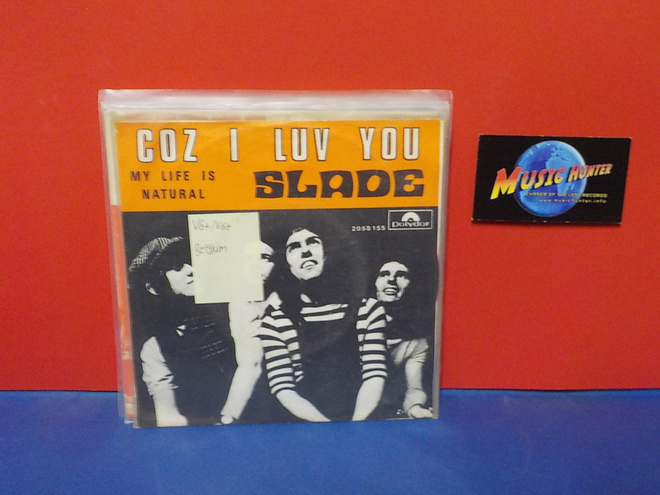 SLADE - COZ I LUV YOU VG+/VG+ BELGIA 7"