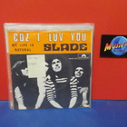 SLADE - COZ I LUV YOU VG+/VG+ BELGIA 7" - pikkukuva 1