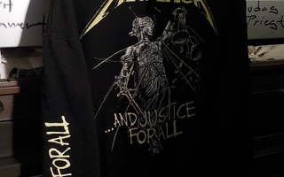 METALLICA AND JUSTICE FOR ALL RARE HUPPARI VUODELTA 1988