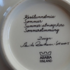 Arabia, Anita Rantanen-Siewers seinälautanen,Kesätunnelmia - pikkukuva 2