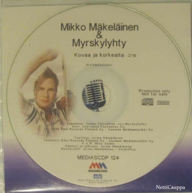 Mikko Mäkeläinen & Myrskylyhty•Kovaa ja korkealta PROMO CDS