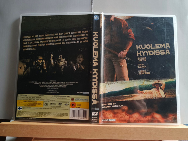 Kuolema Kyydissä - Road Games, suomijulkaisu, R2