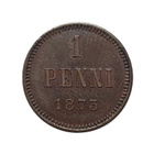 1 Penni 1873 - Hyväkuntoinen! - pikkukuva 1