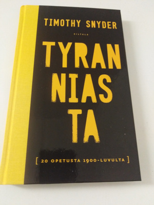 Timothy Snyder: Tyranniasta
