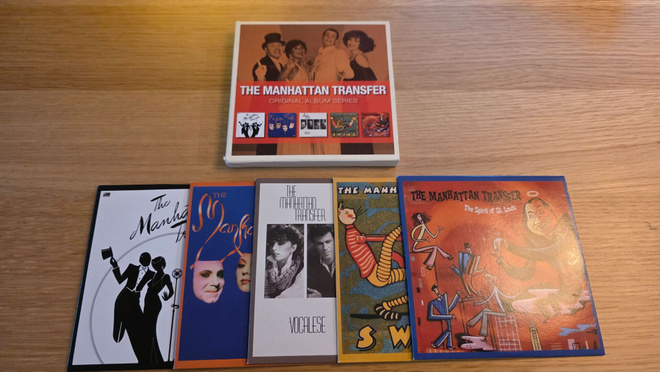 The Manhattan Transfer - 5 albumia, box