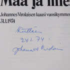 Maa ja mies : Johannes Virolaisen kuusi vuosikymmentä 31.... - pikkukuva 3