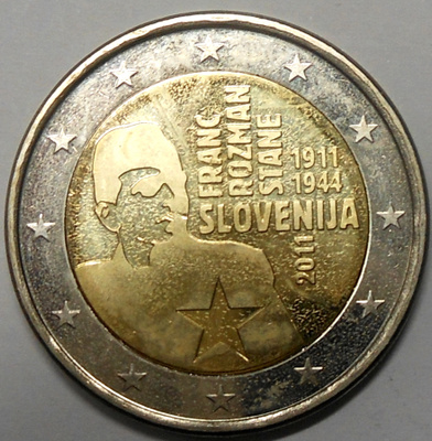 Slovenija. 2€ 2011. UNC.