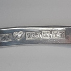 Vintage hopeinen rannekoru design Kultasepät Salovaara - pikkukuva 3