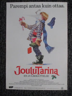 Joulutarina (Bob Clark, 1983) - vanha elokuvajuliste