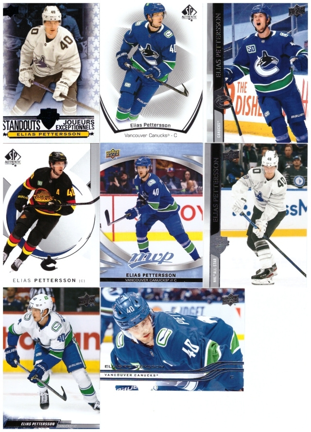 8 x ELIAS PETTERSSON Sharks, Canucks