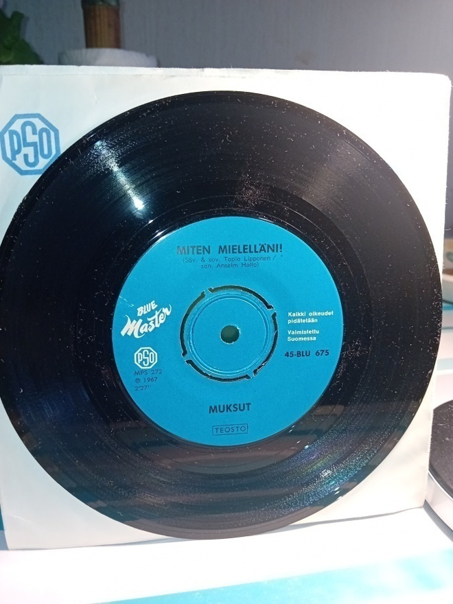7" single Muksut  : Miten Hyvä! / Miten mielelläni! ( SIS PO