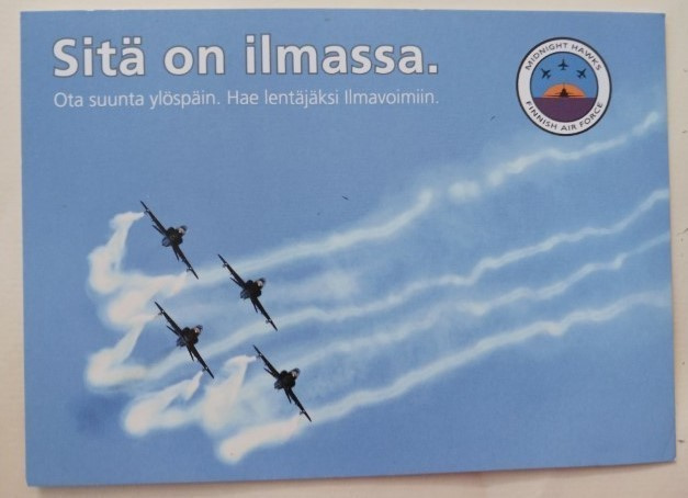 Sitä on ilmassa! Lentäjäksi ilmavoimiin, Ilmavoimat, ei p.