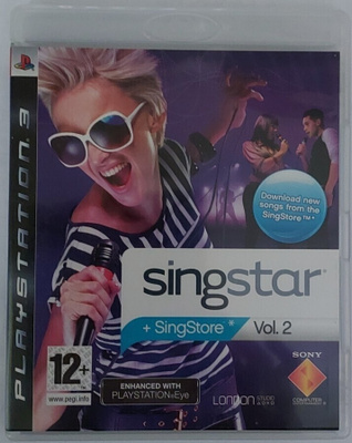 * SingStar Vol. 2 + Singstore PS3 CIB Lue Kuvaus