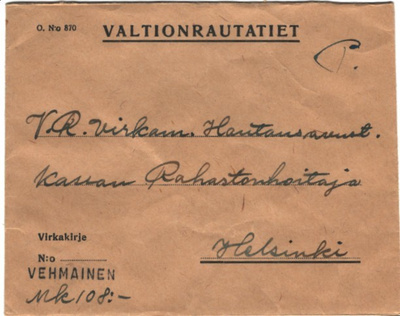 ASEMALEIMA VEHMAINEN(TAMPERE-HAAPAMÄKI RATA)