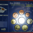 2001 ESPANJA 1c- 2euro Karlspreises BU setti - pikkukuva 2