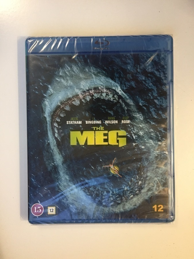 The Meg (Blu-ray) Jason Statham (2018) UUSI