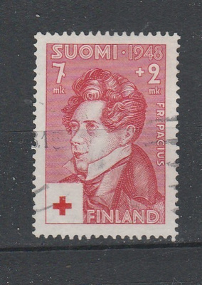 Suomi 1948, PR merkki 7mk+2mk, , leimattu