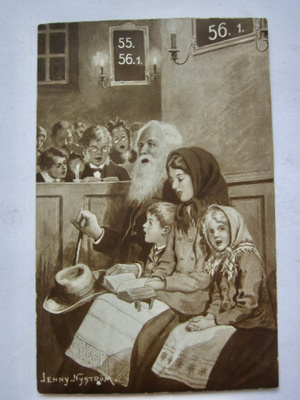 VANHA Postikortti Jenny Nyström 1920-l