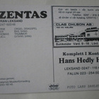 Zentas-yhtye, promokuva, varaustiedot, ei p. - pikkukuva 2