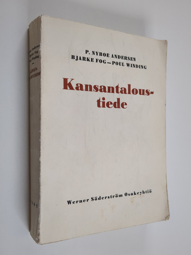 Poul Nyboe Andersen : Kansantaloustiede
