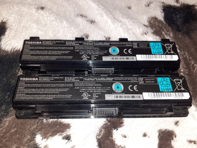 Akku - 2Kpl. Toshiba - Kannettavaan