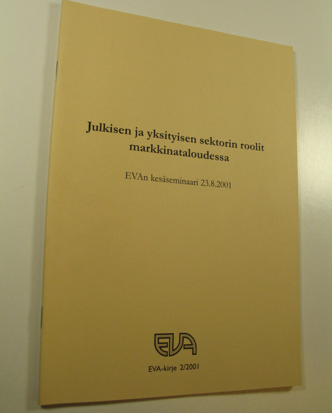 Julkisen ja yksityisen sektorin roolit markkinataloudessa